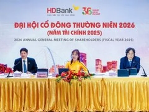 HDBank đặt mục tiêu lợi nhuận trước thuế năm 2026 đạt 30.100 tỷ đồng