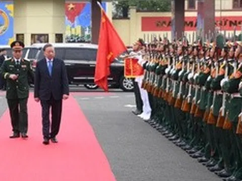 Tổng Bí thư, Chủ tịch nước Tô Lâm thăm và làm việc tại Quân khu 5