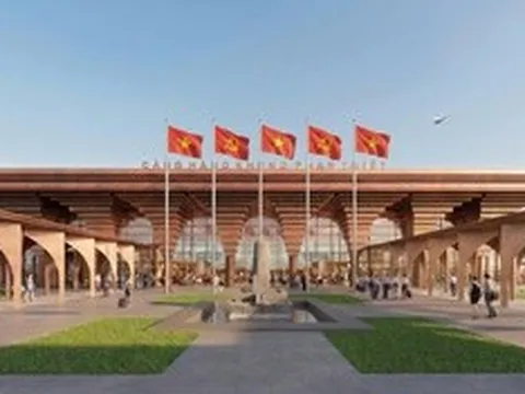 Cảm hứng "ngọn lửa Champa" trong thiết kế sân bay Phan Thiết