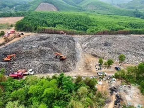 Nghệ An: Vụ cháy “núi rác” kéo dài nửa tháng đã được xử lý