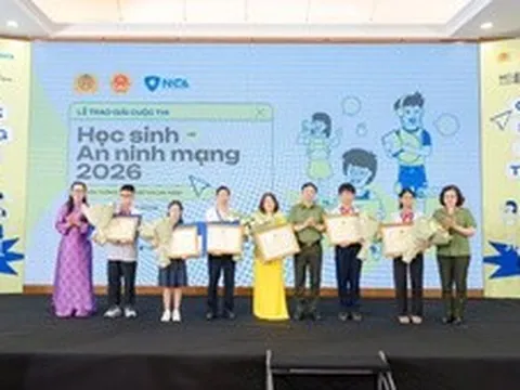 Trao giải cuộc thi 'Học sinh với An ninh mạng 2026' trên toàn quốc