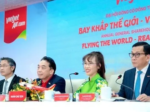 Đại hội đồng cổ đông Vietjet 2026: Kết quả xuất sắc 2025. Chia cổ tức 30%. Tiếp tục mở rộng mạng bay quốc tế – Thu hút đầu tư quốc tế