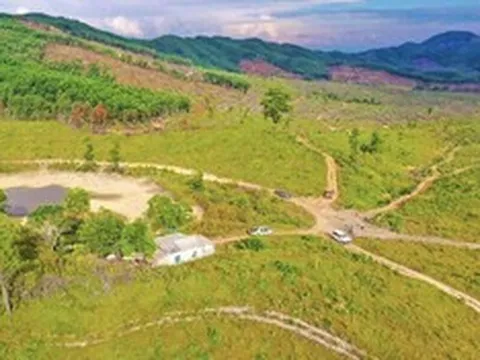Cận cảnh khu vực triển khai dự án sân golf thể thao 18 hố tại Hà Tĩnh