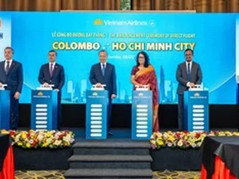 Vietnam Airlines mở đường bay thẳng đầu tiên giữa Việt Nam và Sri Lanka
