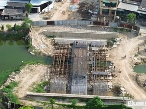 Ảnh: Dự án cầu, đường 180 tỷ đồng ở Huế tăng tốc trở lại sau nhiều tháng đình trệ