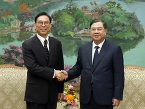 Phó Thủ tướng Thường trực Phạm Gia Túc tiếp Đoàn Hiệp hội Hợp tác quốc tế doanh nghiệp vừa và nhỏ Thượng Hải