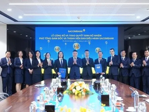 SACOMBANK kiện toàn đội ngũ lãnh đạo cấp cao