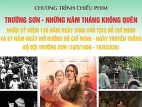 Chiếu phim chuyên đề 'Trường Sơn - Những năm tháng không quên'