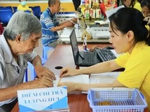 Tăng 8% lương hưu và trợ cấp từ ngày 01/7/2026