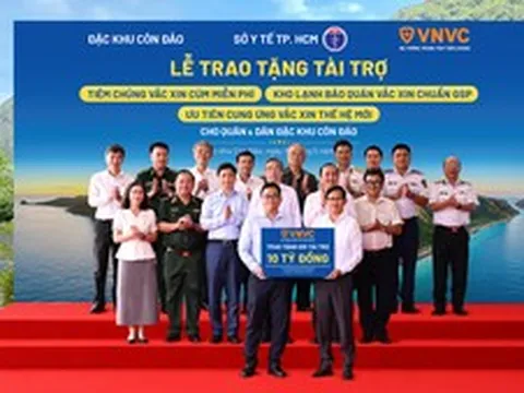 VNVC đầu tư gói hỗ trợ y tế hơn 10 tỷ đồng cho Đặc khu Côn Đảo