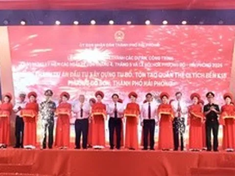 Phó Thủ tướng Lê Tiến Châu dự Lễ khởi công, khánh thành 14 dự án, công trình tại Hải Phòng