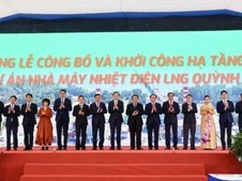 Công bố và khởi công hạ tầng kỹ thuật Dự án năng lượng thuộc hàng lớn nhất Bắc Trung Bộ