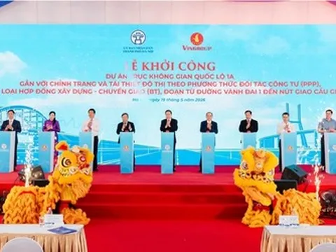 Vingroup khởi công dự án nâng cấp Quốc lộ 1A đoạn qua Hà Nội lên 90m, 16 làn xe