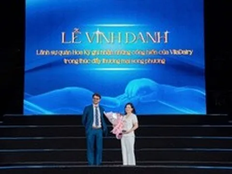 VitaDairy được vinh danh về cống hiến trong hợp tác song phương Hoa Kỳ - Việt Nam