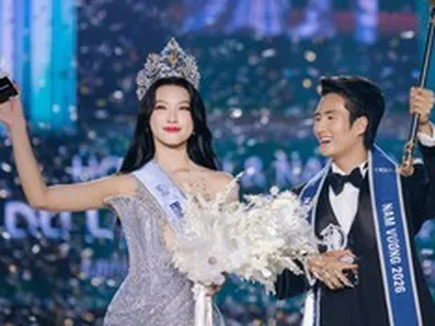 Cô gái Tuyên Quang, chàng trai Khánh Hòa đăng quang Hoa hậu - Nam vương Du lịch Việt Nam