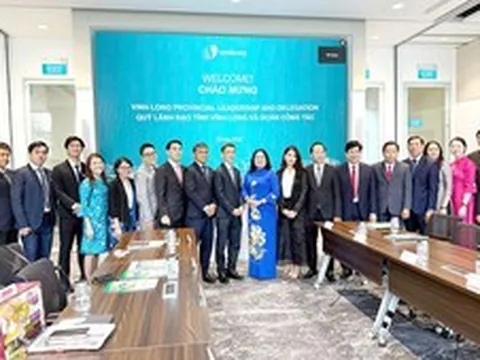 Vĩnh Long xúc tiến hợp tác với Sembcorp, gợi mở phát triển khu công nghiệp nông nghiệp công nghệ cao