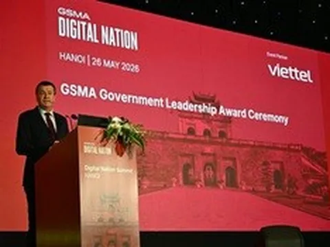 Việt Nam được vinh danh Giải thưởng Lãnh đạo Chính phủ GSMA 2026 về chuyển đổi số