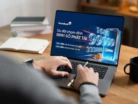 Cơ hội sở hữu tài khoản số đẹp từ ưu đãi lớn nhất năm của VietinBank