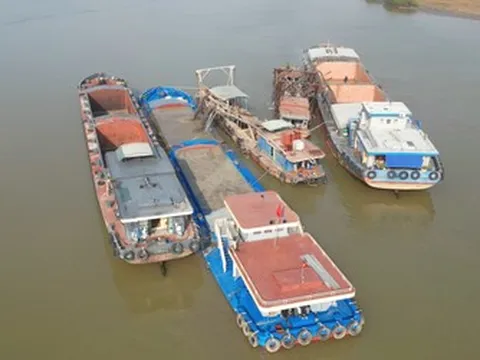 Hưng Yên: Cận cảnh điểm khai thác cát của trước khi bị "tuýt còi" của doanh nghiệp Minh Phương