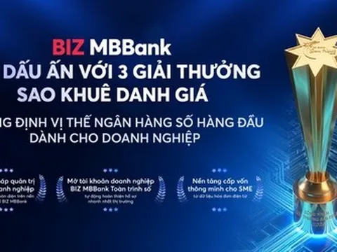 MB ghi dấu ấn với 5 giải thưởng Sao Khuê 2026
