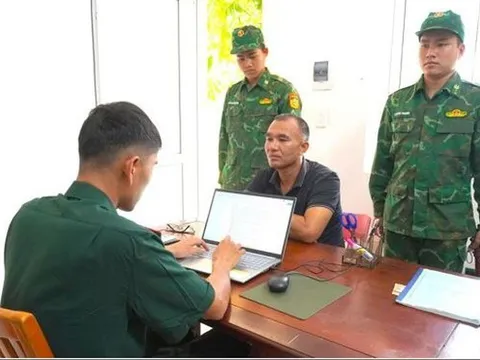 Đồn Biên phòng cửa khẩu Mỹ Quý Tây bắt giữ đối tượng có quyết định truy tìm