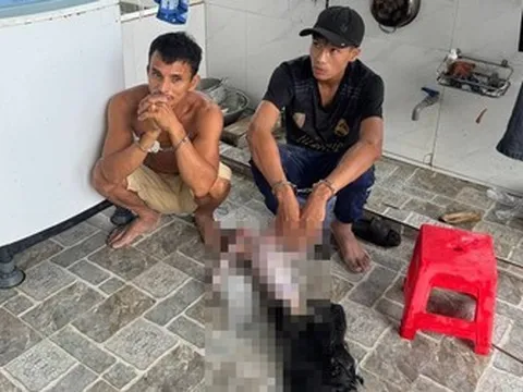 Tạm giữ 5 đối tượng săn bắn, xẻ thịt voọc quý hiếm