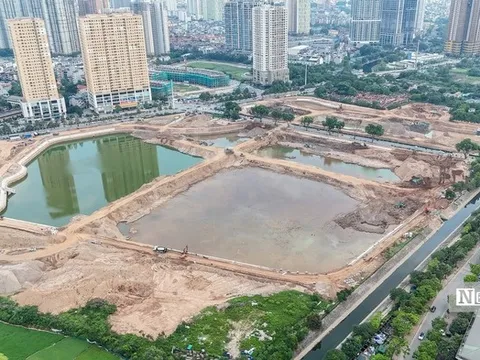 Tiến độ các hồ chống ngập ở Hà Nội trước mùa mưa