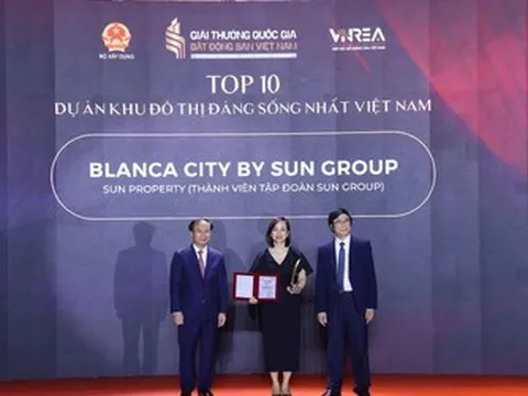 Sun Property “chiến thắng” 4 hạng mục quan trọng tại Giải thưởng Quốc gia Bất động sản Việt Nam 2026