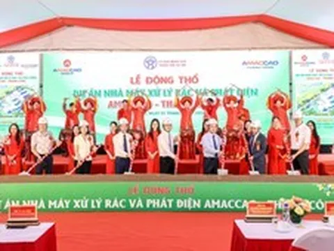 AMACCAO đồng loạt tổ chức động thổ 2 dự án hạ tầng môi trường