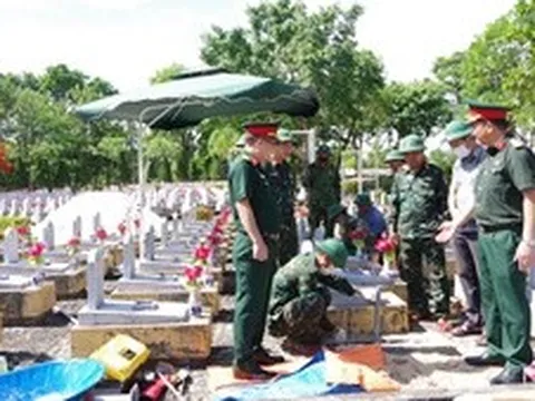 Lấy mẫu giám định 5.929 phần mộ liệt sĩ tại Nghĩa trang Liệt sĩ Quốc gia Đường 9