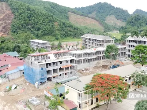 Trường liên cấp nội trú ở Thanh Hóa tăng tốc xây dựng, hiện thực hóa ước mơ của thầy trò vùng biên