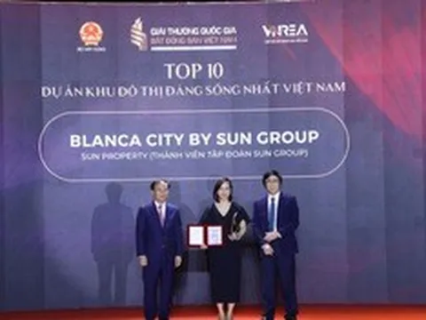 Blanca City khẳng định chất lượng với danh hiệu “dự án khu đô thị đáng sống nhất Việt Nam”