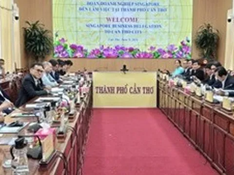 Cần Thơ mở rộng hợp tác đầu tư với doanh nghiệp Singapore
