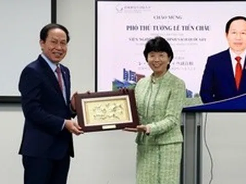 Phó Thủ tướng Lê Tiến Châu làm việc với Viện nghiên cứu chính sách quốc gia Nhật Bản