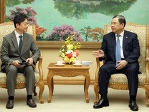 Phó Thủ tướng Thường trực Phạm Gia Túc tiếp Tổng Giám đốc Tập đoàn TKG Taekwang (Hàn Quốc)