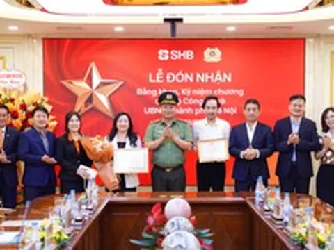 SHB được Bộ Công an ghi nhận nỗ lực bảo đảm an ninh tiền tệ