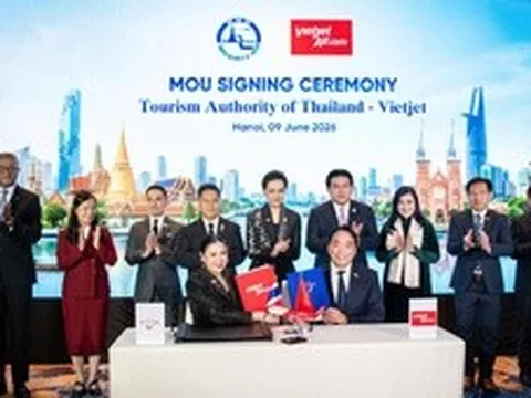 Vietjet và Tổng cục Du lịch Thái Lan hợp tác quảng bá du lịch đến du khách toàn cầu
