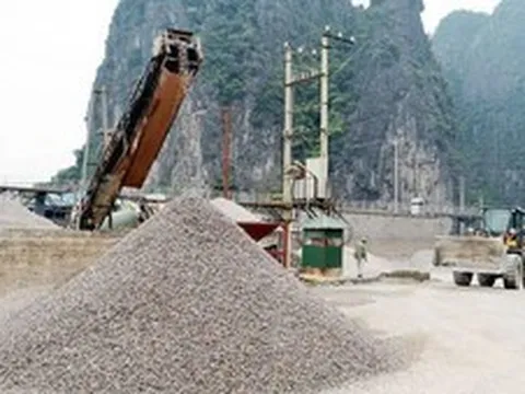 Khuyến khích tận dụng đất, đá thải trong khai thác, chế biến khoáng sản để sản xuất vật liệu xây dựng
