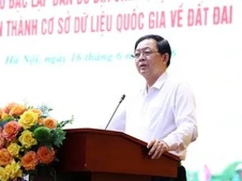 Không lùi mục tiêu hoàn thành cơ sở dữ liệu đất đai, đưa vào khai thác ngay khi hoàn thiện