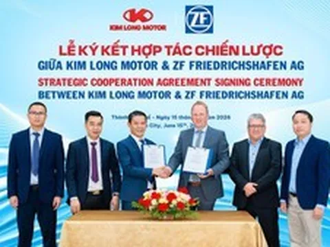 Kim Long Motor hợp tác ZF Group, đẩy mạnh xuất khẩu ô tô thương hiệu Việt