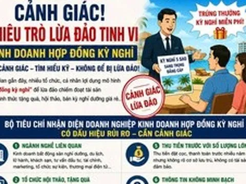 Bộ Công an cảnh báo về chiêu trò lừa đảo dưới hình thức 'Hợp đồng kỳ nghỉ'