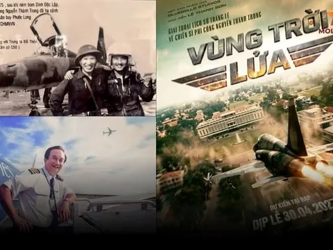 "Vùng trời lửa" - Phim điện ảnh khai thác đề tài không quân kể về anh hùng Nguyễn Thành Trung