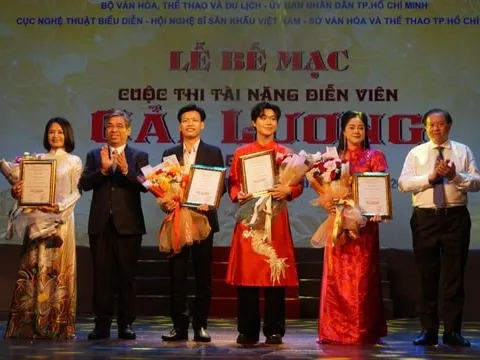 Trao 4 giải Nhất tại cuộc thi Tài năng diễn viên Cải lương toàn quốc 2026