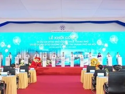 Hà Nội khởi công 5 tuyến đường sắt, 3 dự án nhà ở cho thuê trị giá 1,3 triệu tỷ đồng