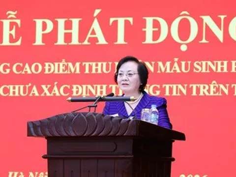 Phát động cao điểm thu nhận ADN, mở thêm cơ hội xác định danh tính liệt sĩ