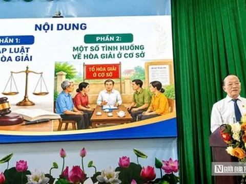 Luật gia: Hòa giải ở cơ sở giúp giải quyết mâu thuẫn ngay từ khi mới phát sinh