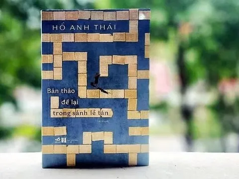 Tiểu thuyết “Bản thảo để lại trong sảnh lễ tân” của Hồ Anh Thái sắp được xuất bản bằng tiếng Trung