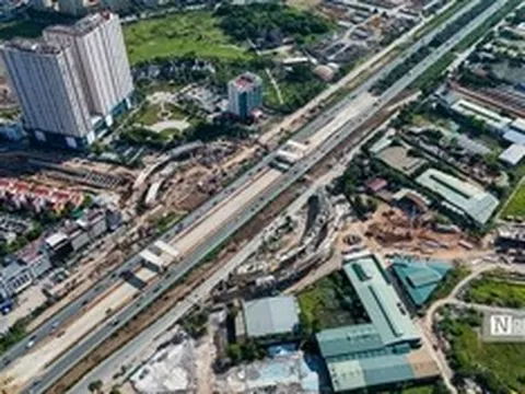 Cận cảnh siêu nút giao gần 2.400 tỷ đồng ở Hà Nội sau hơn 1 năm