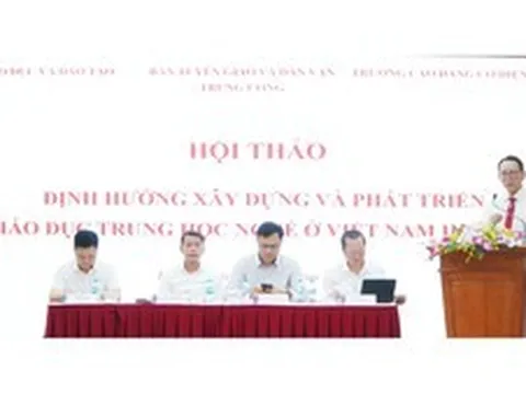 Xây dựng trung học nghề thành hướng giáo dục có chất lượng, có chuẩn mực, có giá trị xã hội