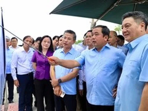 Bí thư Hà Nội kiểm tra tiến độ thi công 3 dự án giao thông trọng điểm